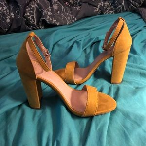 Mustard Yellow Heels